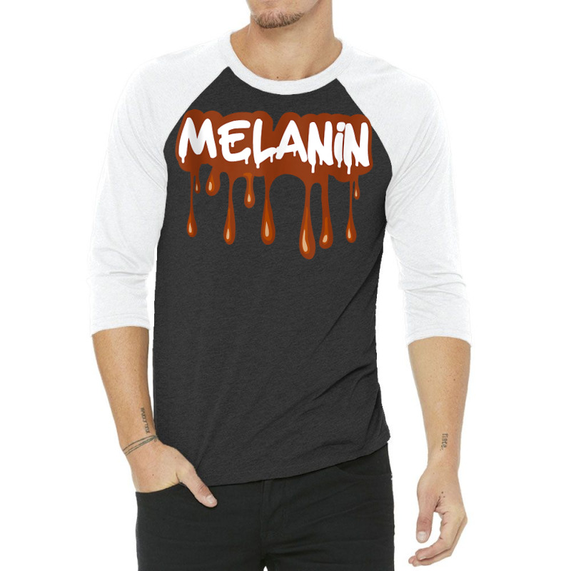 Melanin Drippin Blm Black Lives Matter Black Pride Tank Top 3/4 Sleeve Shirt | Artistshot