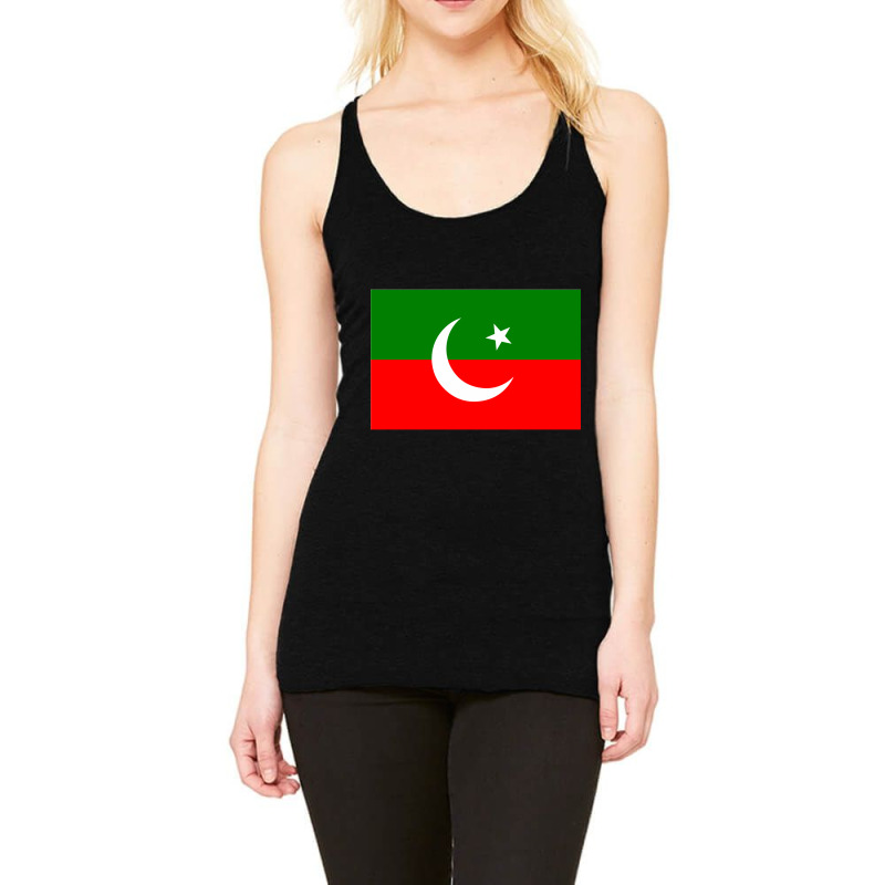 Imran Khan Pti Flag Glossy S Racerback Tank by cm-arts | Artistshot