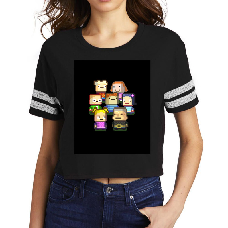 Graphic Kindergarten Game Characters Art Png Scorecard Crop Tee by cm-arts | Artistshot