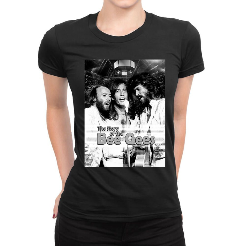 Beegees Ladies Fitted T-Shirt by DAVIDMORRIS | Artistshot