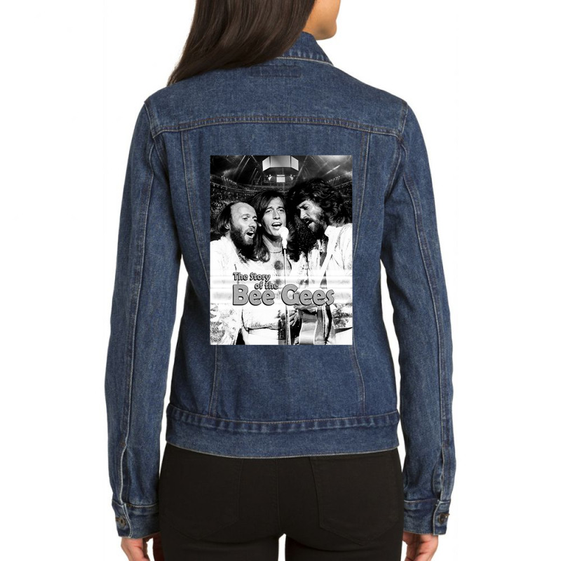 Beegees Ladies Denim Jacket by DAVIDMORRIS | Artistshot