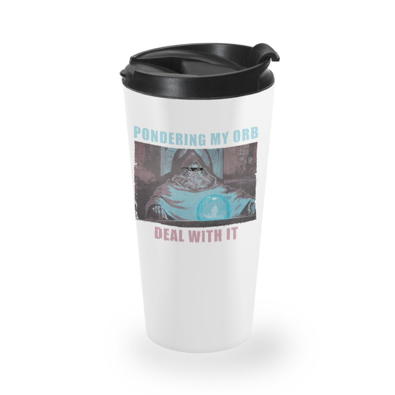 Don't Talk To Me Until I've Pondered Travel Mug | Artistshot