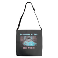 Don't Talk To Me Until I've Pondered Adjustable Strap Totes | Artistshot