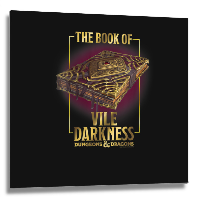 Dungeons & Dragons Vecna The Book Of Vile Darkness Metal Print Square | Artistshot