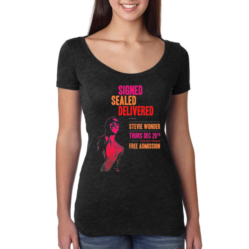 Signed Sealed Delivered  T-shirt Women's Triblend Scoop T-shirt by cm-arts | Artistshot