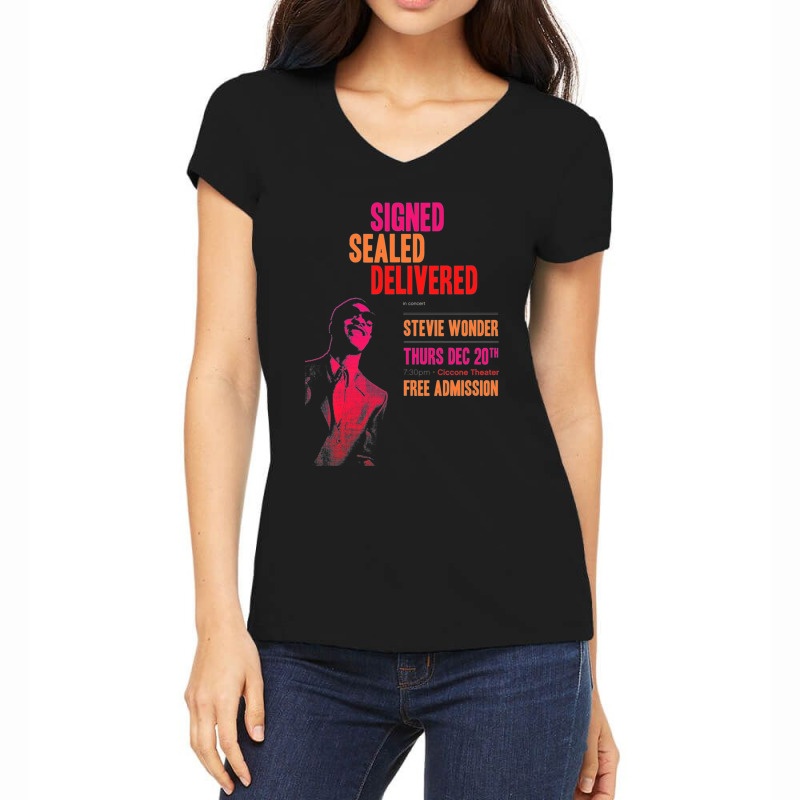 Signed Sealed Delivered  T-shirt Women's V-Neck T-Shirt by cm-arts | Artistshot