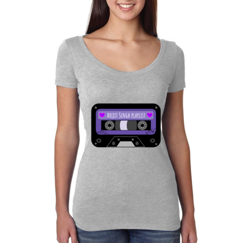 Arijit Singh Playlist Women's Triblend Scoop T-shirt by RILEYALLEN | Artistshot