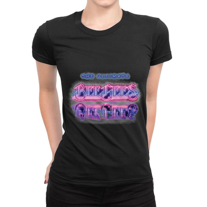 Beesgeesformenandwomenfangifts Ladies Fitted T-Shirt by DAVIDMORRIS | Artistshot