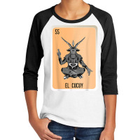 El Cucuy Mexican Slang Lottery Bingo Cards T Shirt Youth 3/4 Sleeve | Artistshot