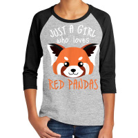 Red Panda Plushie Red Panda Tail Cute Red Panda Stuffed Toy T Shirt Youth 3/4 Sleeve | Artistshot