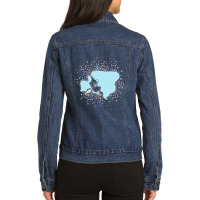 Sing Like A Popstar Ladies Denim Jacket | Artistshot