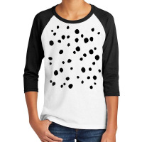 Dalmatian Dog Funny Halloween Costume Diy Pet Owner T Shirt Youth 3/4 Sleeve | Artistshot