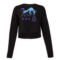 Eos Crypto Trade Bullrun Hodl To Be Blockchain Millionaire Cropped Sweater | Artistshot