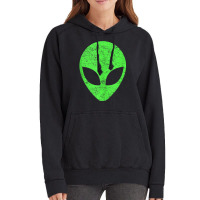 Green Alien Head Distressed Vintage Storm Area 51 Tank Top Vintage Hoodie | Artistshot