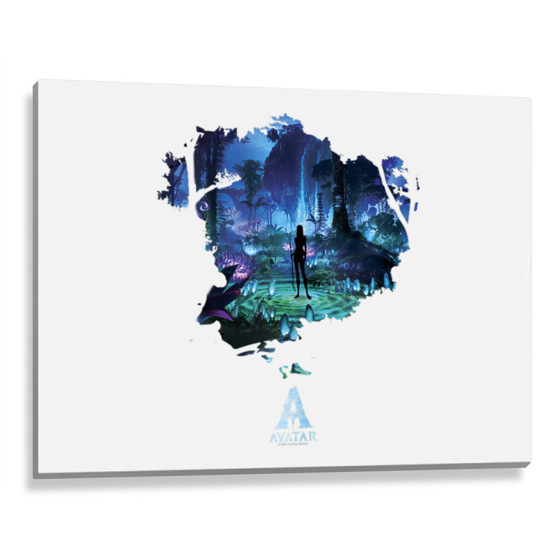 Avatar Pandora At Night Movie Poster Tank Top Metal Print Horizontal | Artistshot