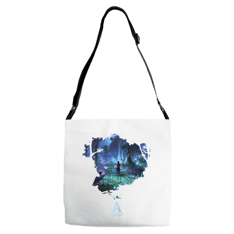 Avatar Pandora At Night Movie Poster Tank Top Adjustable Strap Totes | Artistshot