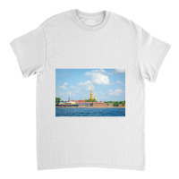 Peter And Paul Fortress In Saint Petersburg, Russia Premium Classic T-shirt | Artistshot