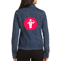 Singer For Musically Inclined Kids Ladies Denim Jacket | Artistshot