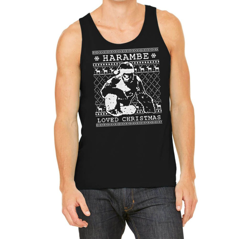 Harambe Loved Christmas [tb] Tank Top | Artistshot