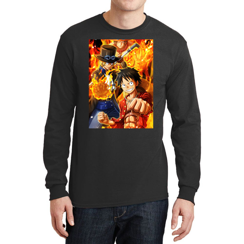Luffy Sabo Ace One Piece For Fan Long Sleeve Shirts. By Artistshot