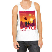 Mars National Park Vintage Sci Fi Martian Exploration Space T Shirt Tank Top | Artistshot