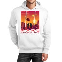 Mars National Park Vintage Sci Fi Martian Exploration Space T Shirt Unisex Hoodie | Artistshot