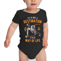 Fitness Gym   Fit Way Of Life, Work Out , Push Ups Baby Bodysuit | Artistshot