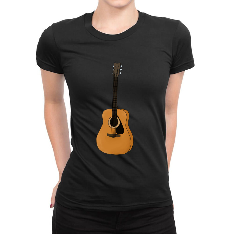 Guitar Instrument Music Ladies Fitted T-Shirt by JAMESDSHARP | Artistshot