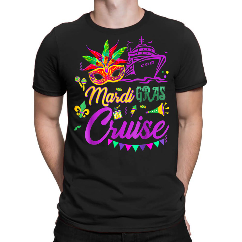 Mardi Gras Cruise Cruising Mask Cruise Ship Party Costume T-shirt | Artistshot