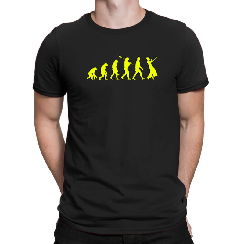 Evolution Timeline Singer Female Yellow Design 1 T-Shirt by NestorMarchetti | Artistshot