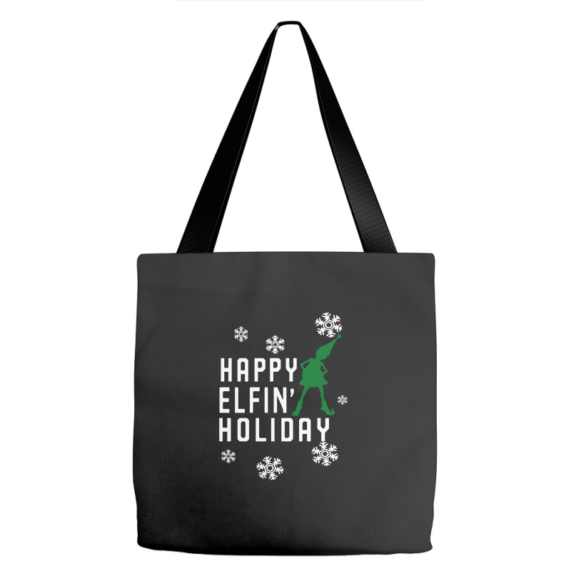 Happy Elfin Holiday [gemuk] Tote Bags | Artistshot