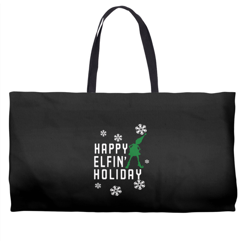 Happy Elfin Holiday [gemuk] Weekender Totes | Artistshot