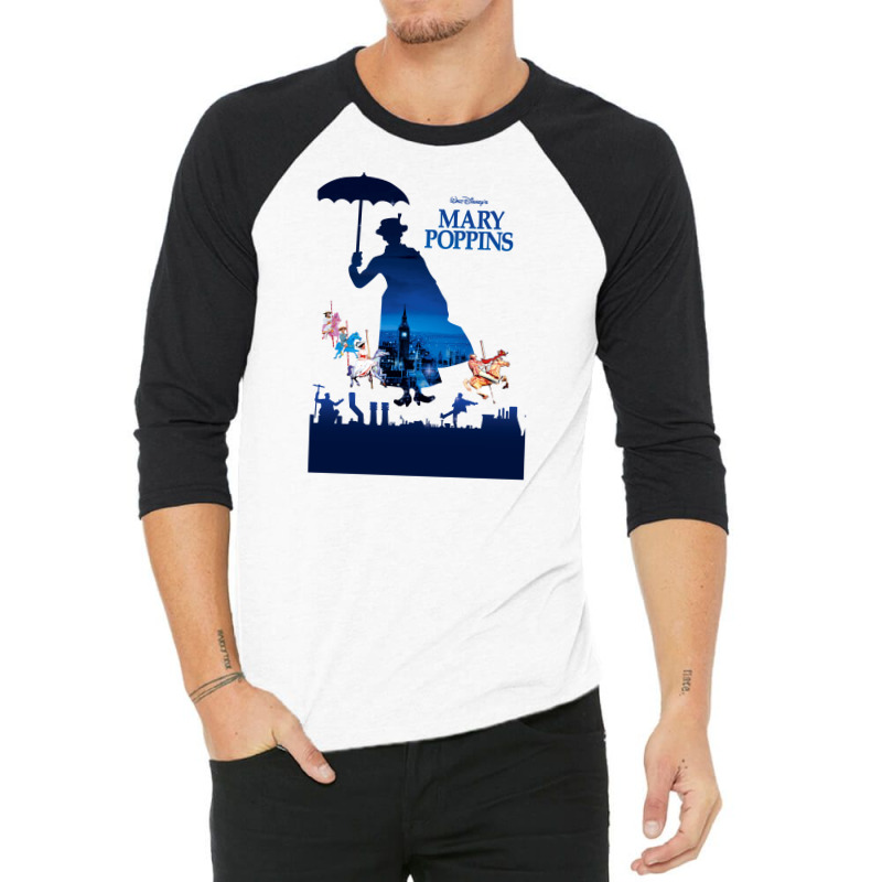 Mary Poppins 3/4 Sleeve Shirt | Artistshot