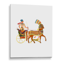 Ramesses Ii On An Egyptian Chariot Tank Top Metal Print Vertical | Artistshot