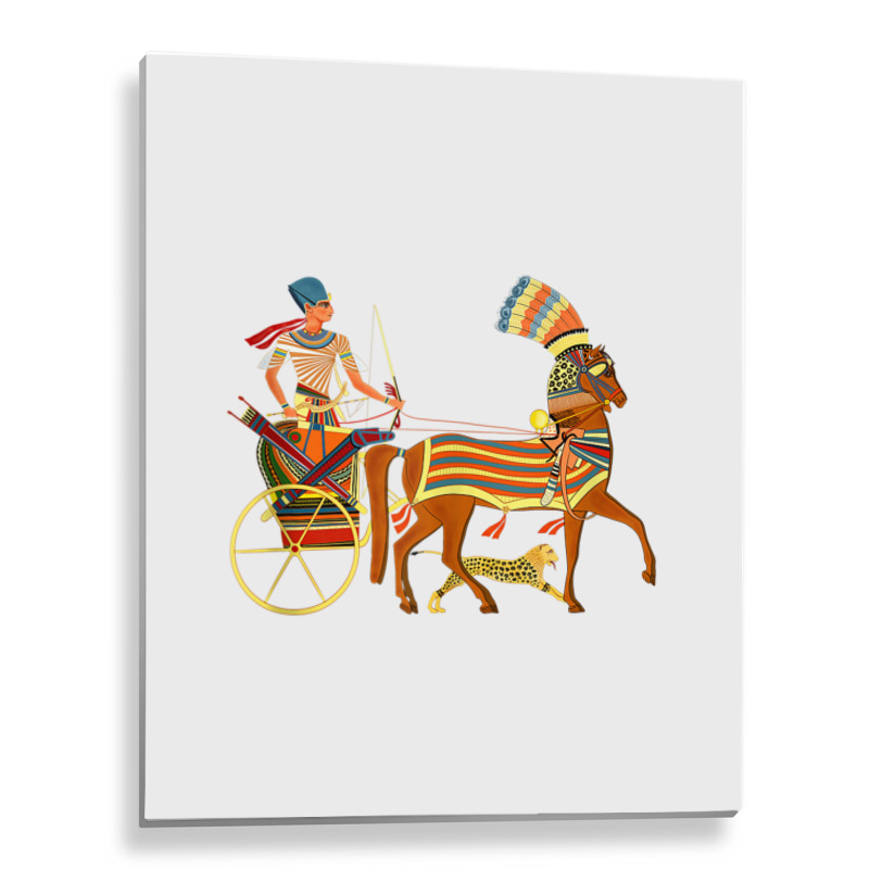 Ramesses Ii On An Egyptian Chariot Tank Top Metal Print Vertical | Artistshot