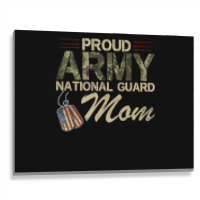 Proud Army National Guard Mom Mothers Day Metal Print Horizontal | Artistshot