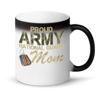 Proud Army National Guard Mom Mothers Day Magic Mug | Artistshot