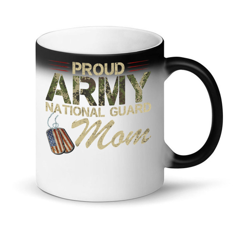 Proud Army National Guard Mom Mothers Day Magic Mug | Artistshot