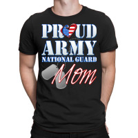 Proud Army National Guard Mom Usa Heart Mothers Day T-shirt | Artistshot