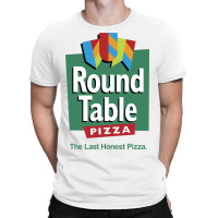 Reato, Round Table Pizza Design T-shirt | Artistshot