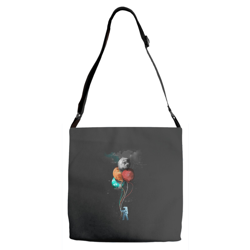 The Spaceman's Trip Adjustable Strap Totes | Artistshot