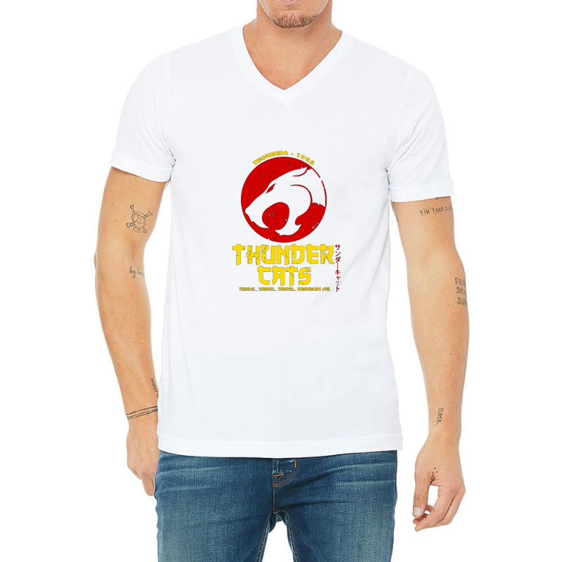 Thundercats Japan V-Neck Tee by mimifrisby | Artistshot