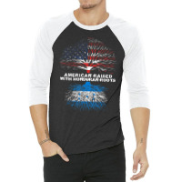 American Raised With Honduran Roots Honduras 3/4 Sleeve Shirt | Artistshot