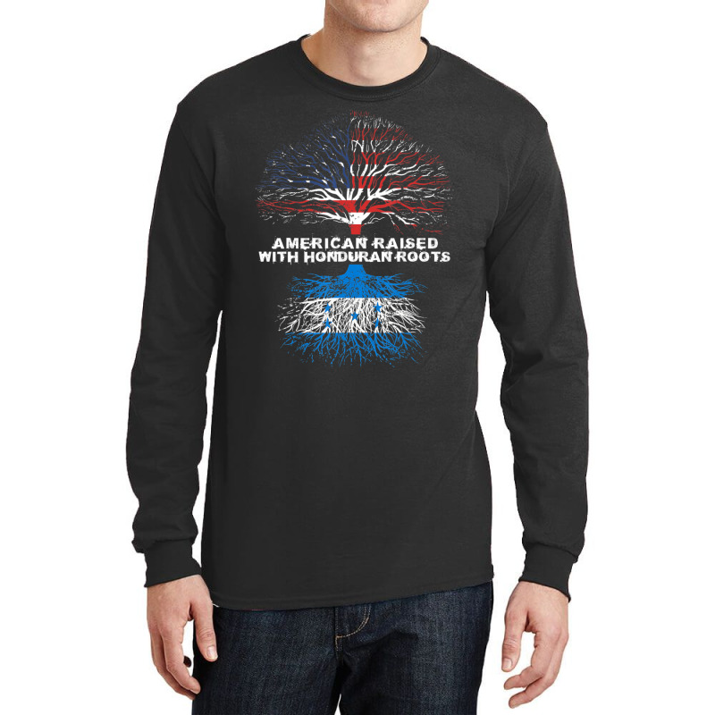 American Raised With Honduran Roots Honduras Long Sleeve Shirts | Artistshot