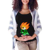 Evil Carnation Cagney Carnation Maternity Scoop Neck T-shirt | Artistshot