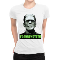 Frankenstein Monster Vintage Classic Frankenstein T Shirt Ladies Fitted T-shirt | Artistshot