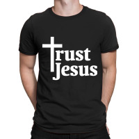 Inspirational Trust Jesus Loves Me Religious Church Christ T-shirt | Artistshot