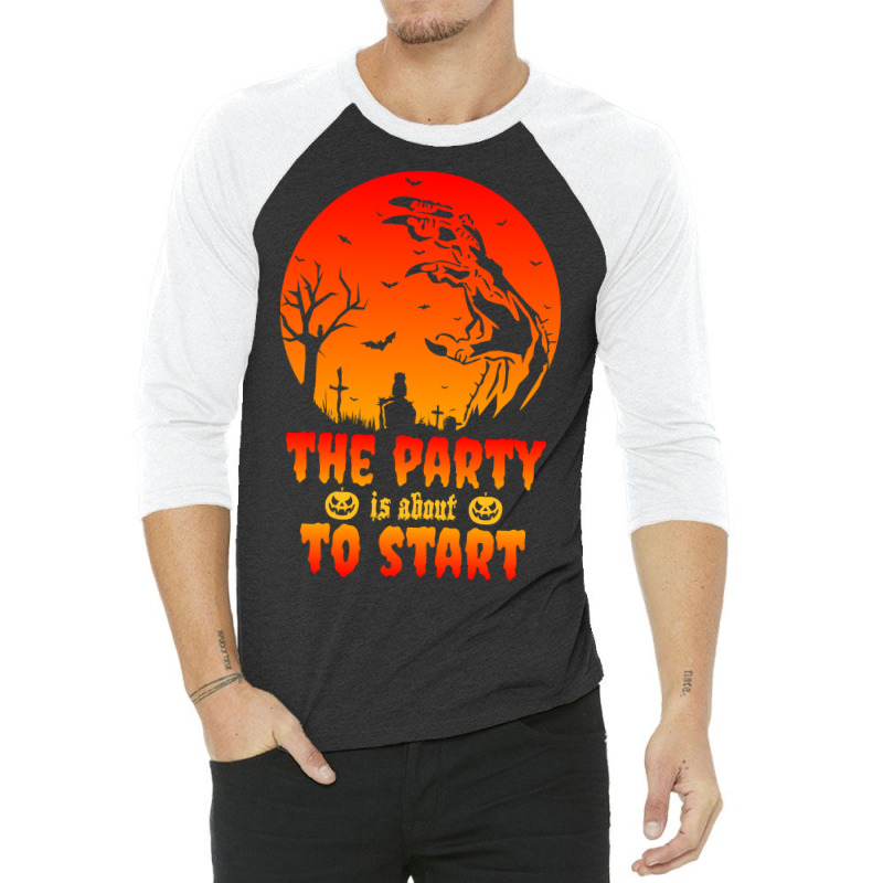 The Party Is About To Start 3/4 Sleeve Shirt | Artistshot