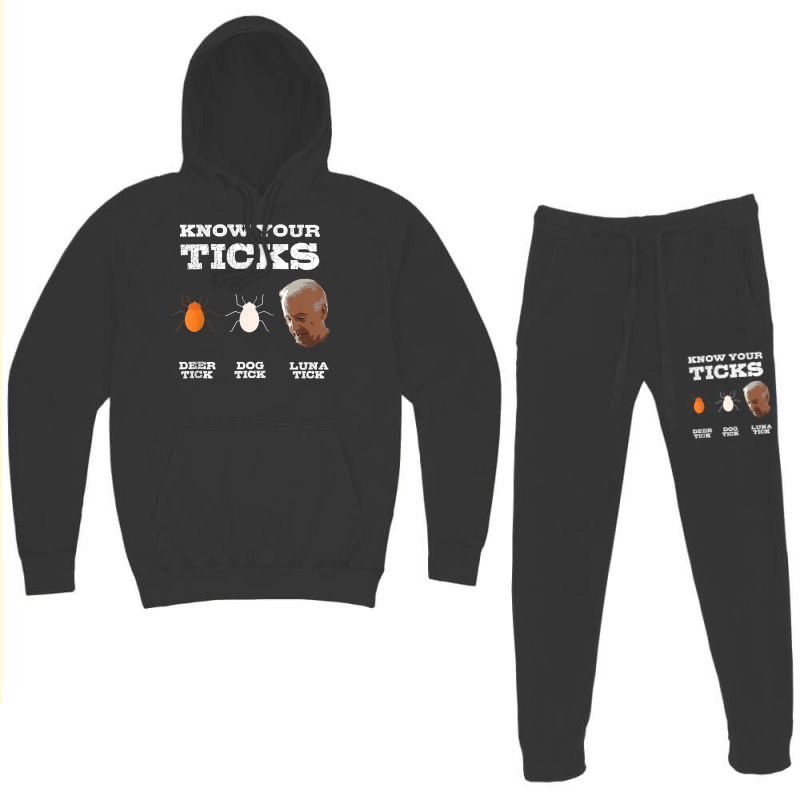 Know Your Ticks Joe Biden Gop Trump 2020 Funny Sleepy Creepy Raglan Ba Hoodie & Jogger set by cm-arts | Artistshot