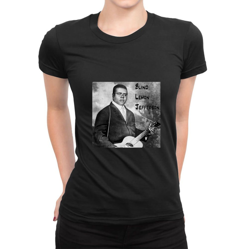 Blind Lemon Jefferson Ladies Fitted T-Shirt by ErnestRandall | Artistshot